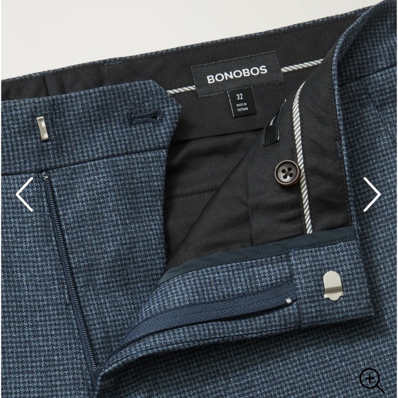 Bonobos Wool Jetsetter Pants New Without Tags Sz 32x28 - Picture 3 of 14